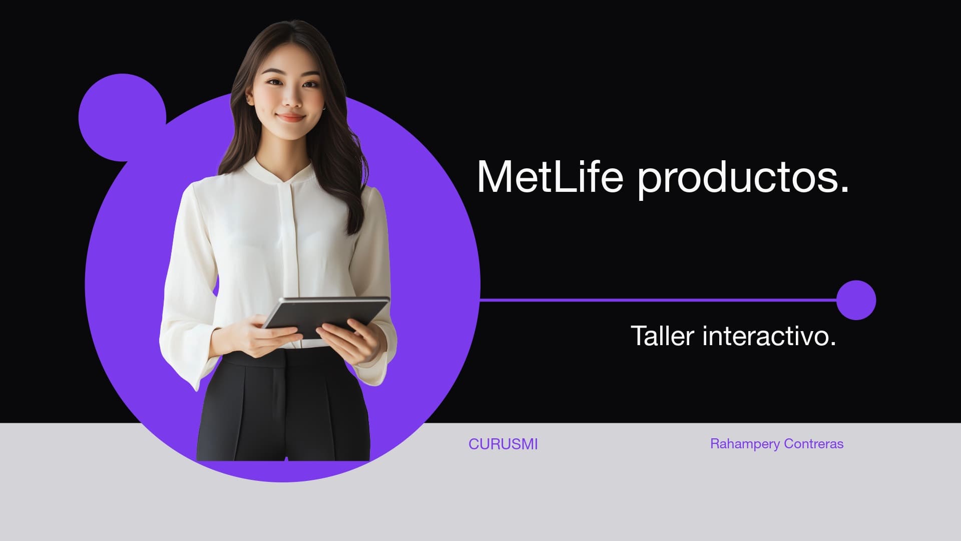 Portada del curso: MetLife productos.